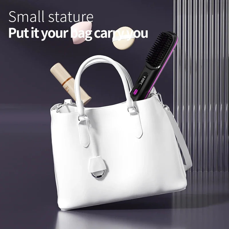 Clairsty™ Portable Straightener Brush