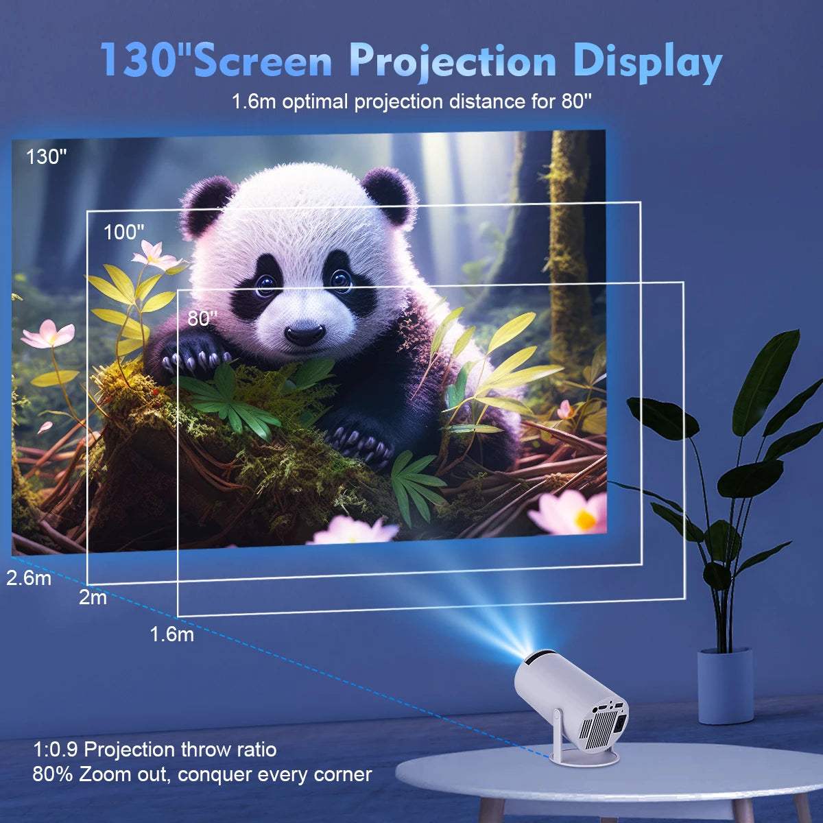 CineView™ 4K Portable Projector